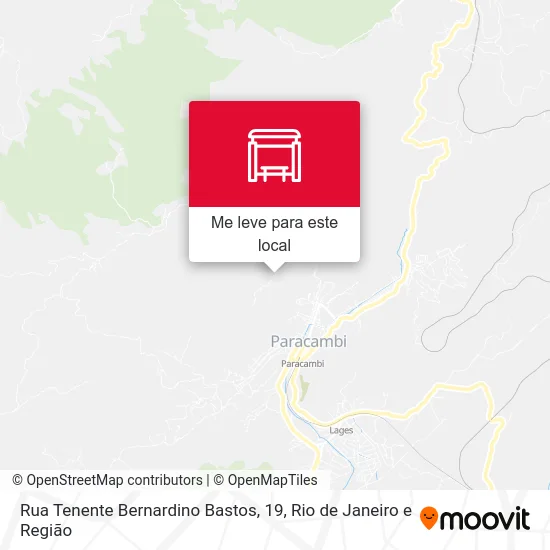 Rua Tenente Bernardino Bastos, 19 mapa