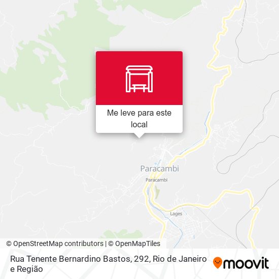 Rua Tenente Bernardino Bastos, 292 mapa
