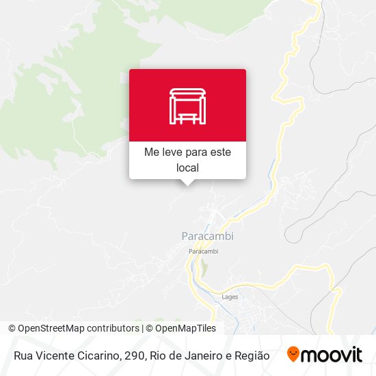 Rua Vicente Cicarino, 290 mapa