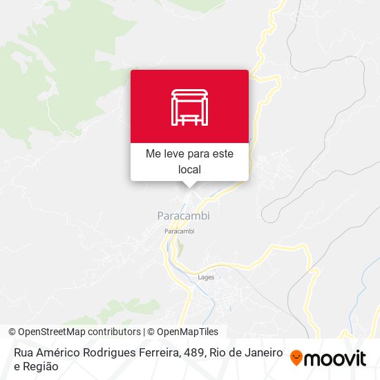 Rua Américo Rodrigues Ferreira, 489 mapa
