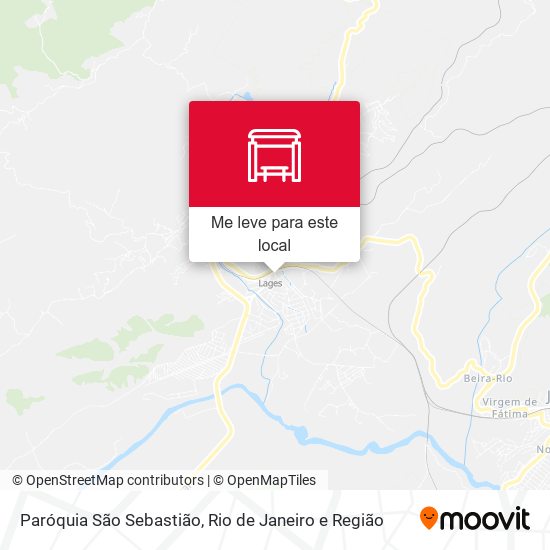 Paróquia São Sebastião mapa