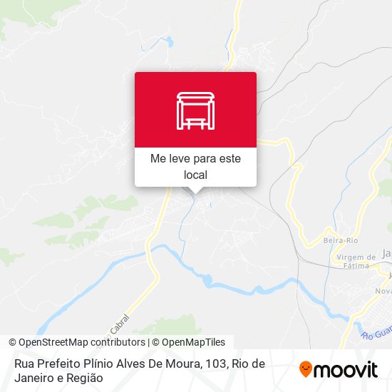 Rua Prefeito Plínio Alves De Moura, 103 mapa