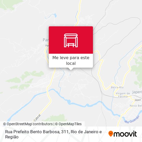 Rua Prefeito Bento Barbosa, 311 mapa