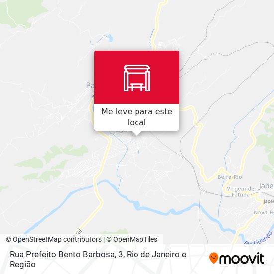 Rua Prefeito Bento Barbosa, 3 mapa