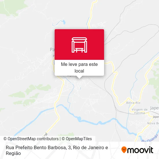 Rua Prefeito Bento Barbosa, 3 mapa