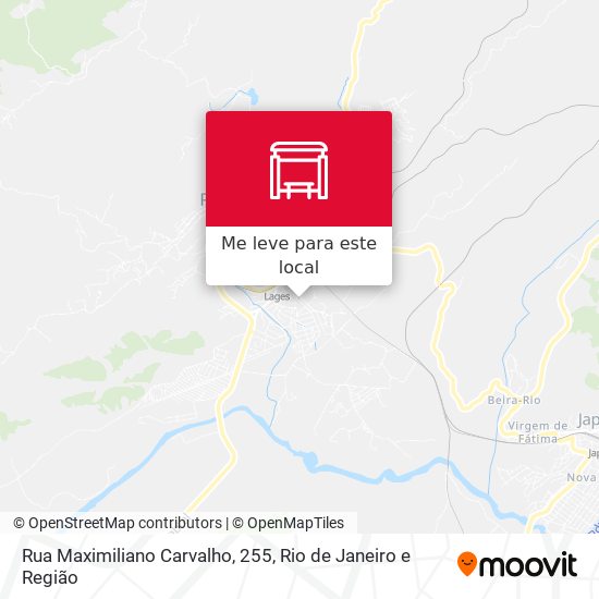 Rua Maximiliano Carvalho, 255 mapa