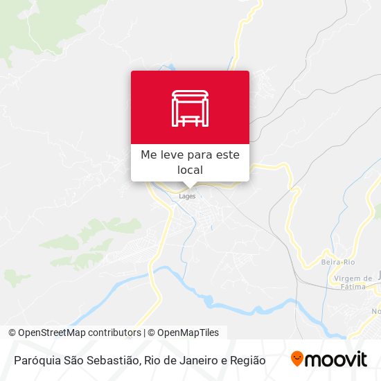 Paróquia São Sebastião mapa