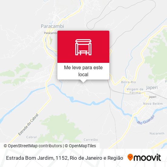 Estrada Bom Jardim, 1152 mapa