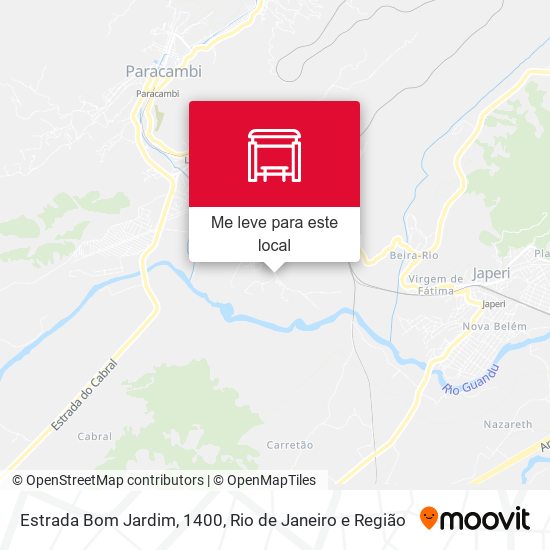 Estrada Bom Jardim, 1400 mapa