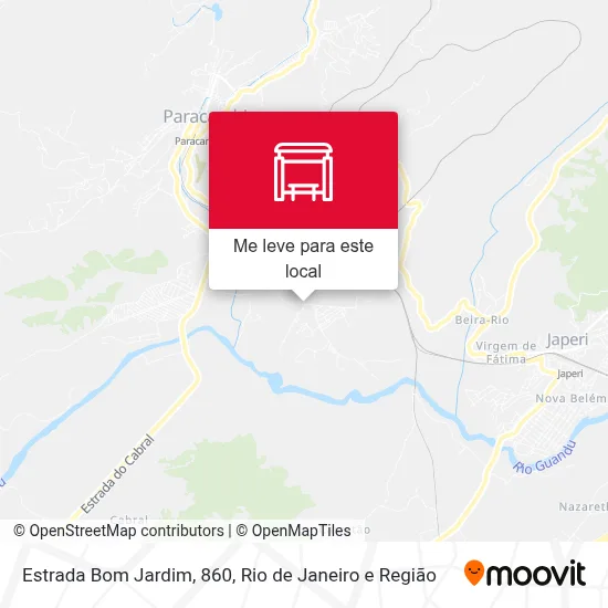 Estrada Bom Jardim, 860 mapa