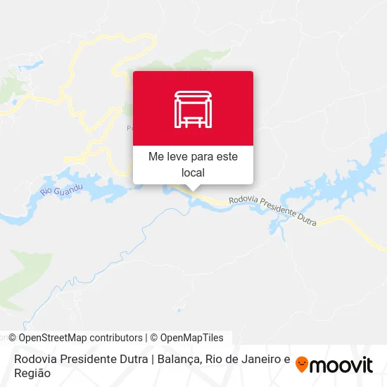 Rodovia Presidente Dutra | Balança mapa