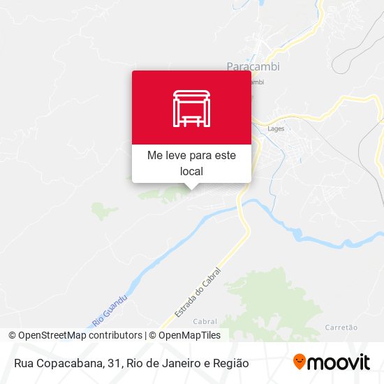 Rua Copacabana, 31 mapa