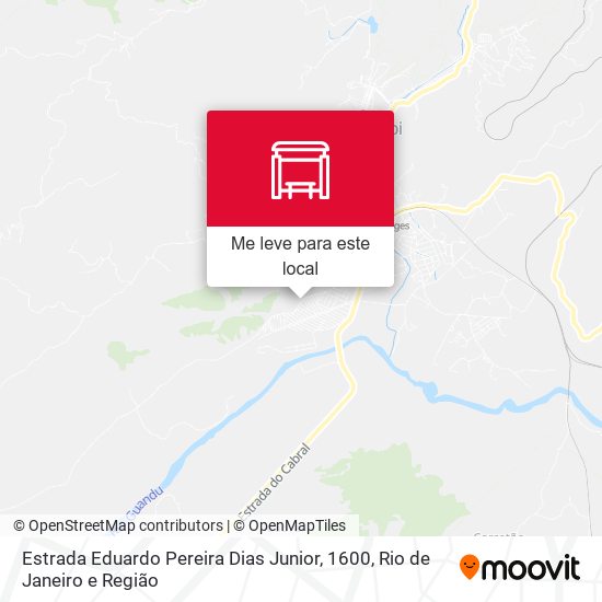 Estrada Eduardo Pereira Dias Junior, 1600 mapa