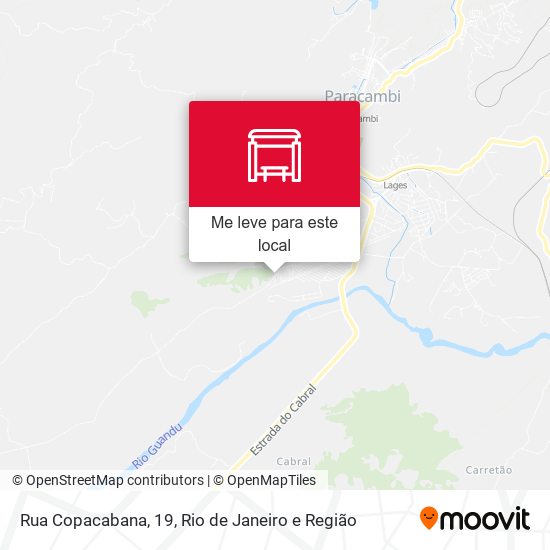 Rua Copacabana, 19 mapa