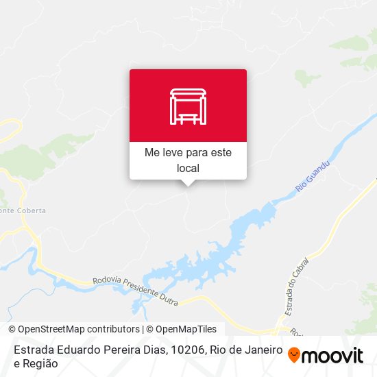 Estrada Eduardo Pereira Dias, 10206 mapa