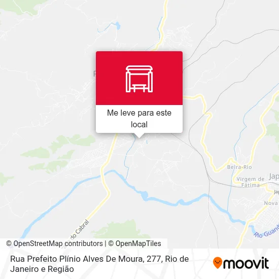 Rua Prefeito Plínio Alves De Moura, 277 mapa