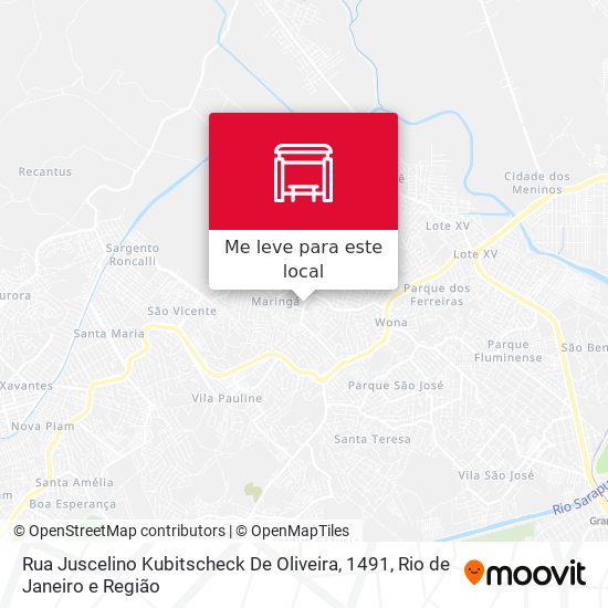Rua Juscelino Kubitscheck De Oliveira, 1491 mapa