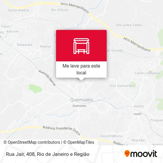 Rua Jaír, 408 mapa