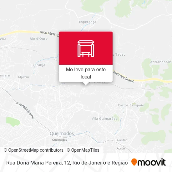 Rua Dona Maria Pereira, 12 mapa