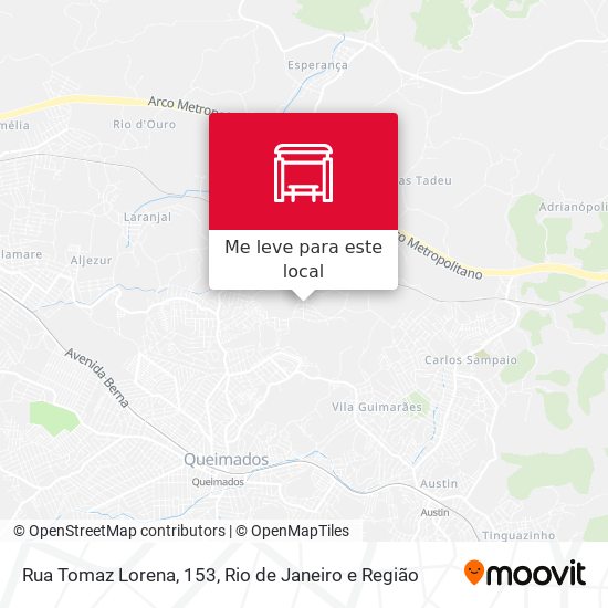 Rua Tomaz Lorena, 153 mapa