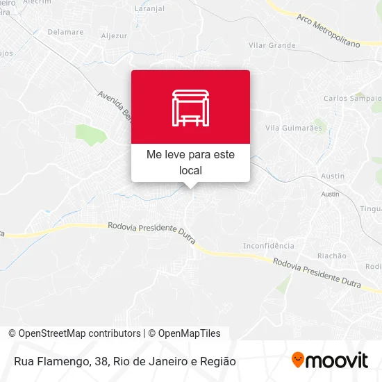 Rua Flamengo, 38 mapa
