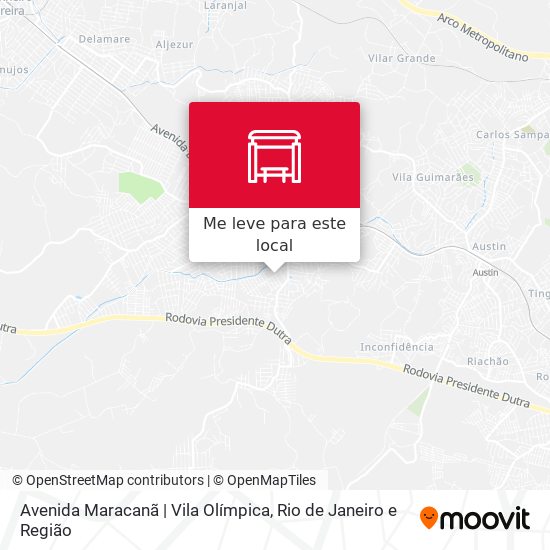 Avenida Maracanã | Vila Olímpica mapa
