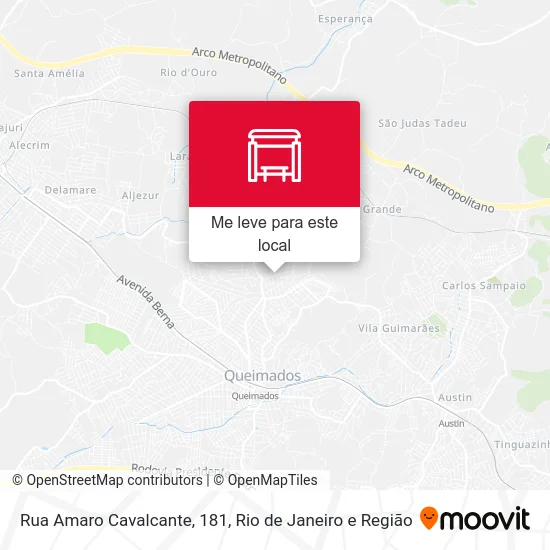 Rua Amaro Cavalcante, 181 mapa