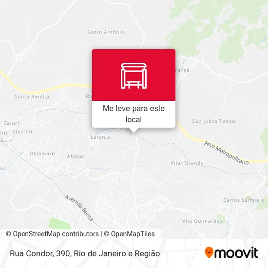 Rua Condor, 390 mapa