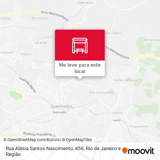 Rua Alésia Santos Nascimento, 456 mapa