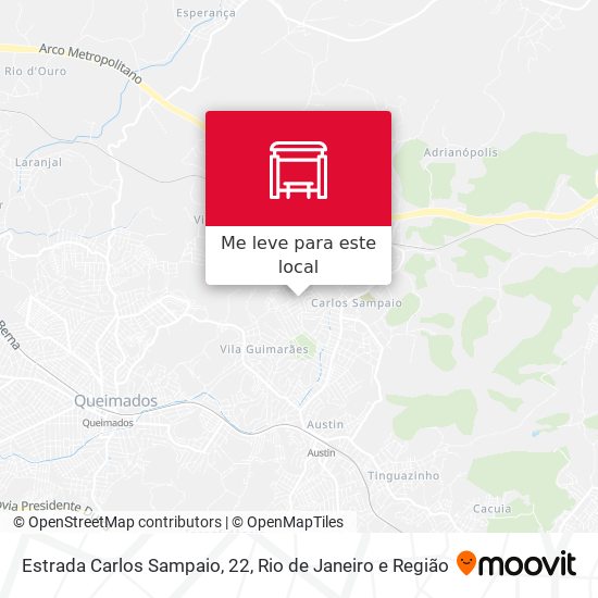 Estrada Carlos Sampaio, 22 mapa