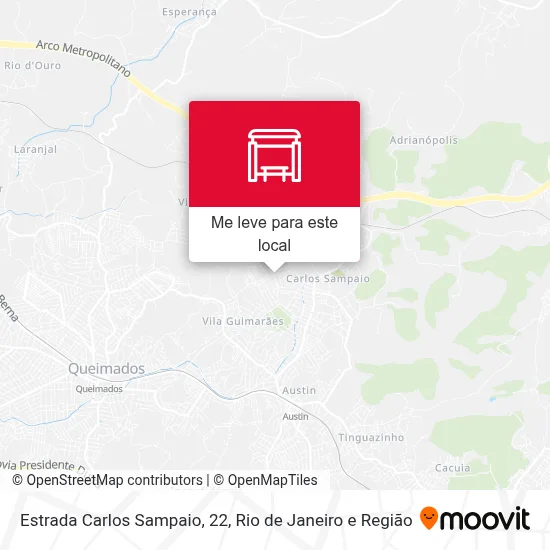 Estrada Carlos Sampaio, 22 mapa