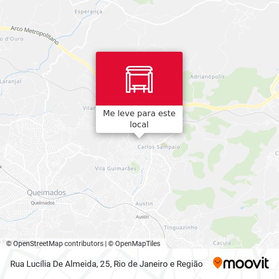 Rua Lucília De Almeida, 25 mapa