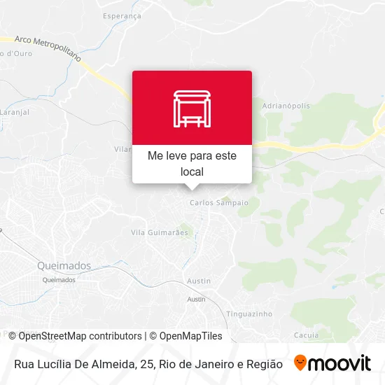 Rua Lucília De Almeida, 25 mapa