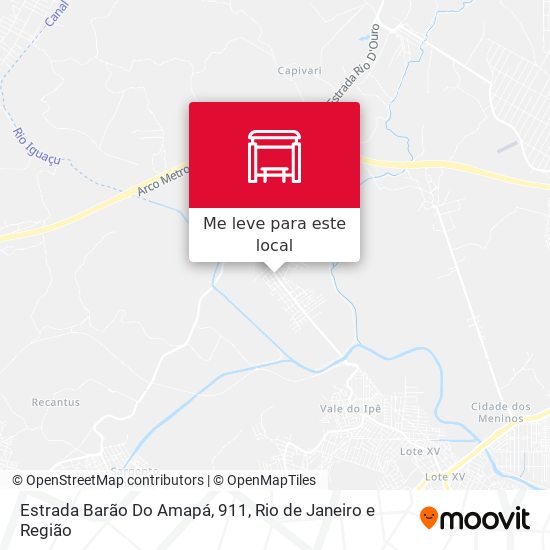 Estrada Barão Do Amapá, 911 mapa