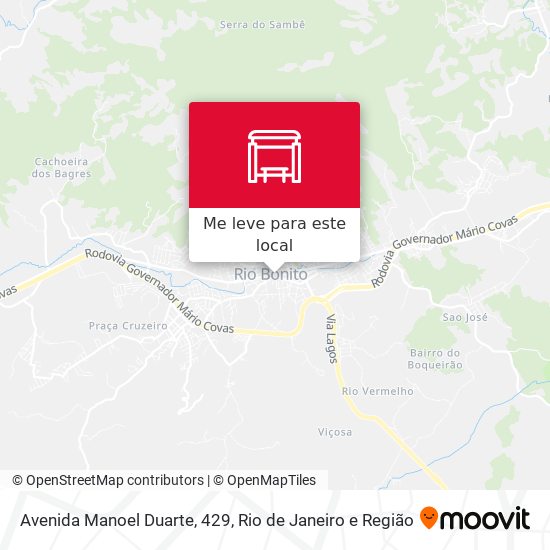 Avenida Manoel Duarte, 429 mapa