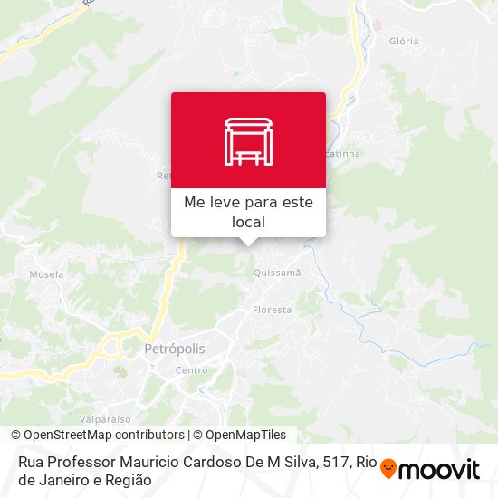 Rua Professor Mauricio Cardoso De M Silva, 517 mapa