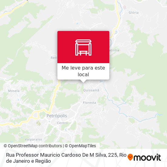 Rua Professor Mauricio Cardoso De M Silva, 225 mapa