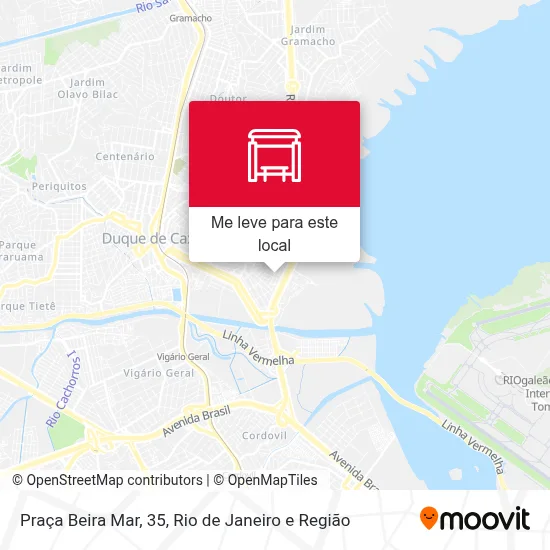 Praça Beira Mar, 35 mapa