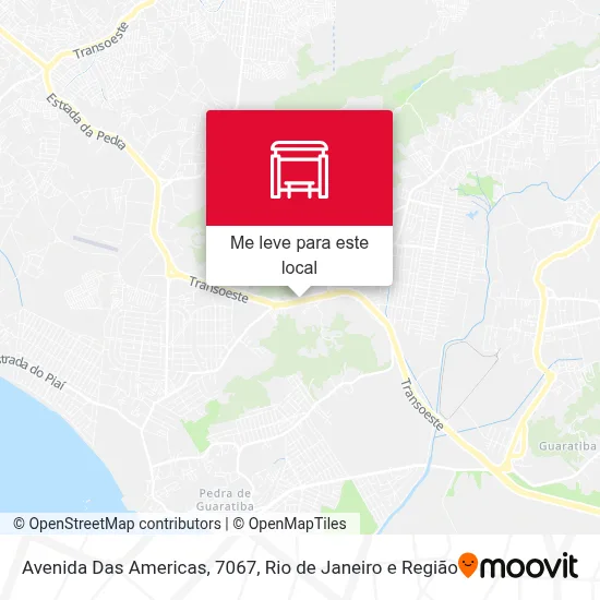 Avenida Das Americas, 7067 mapa