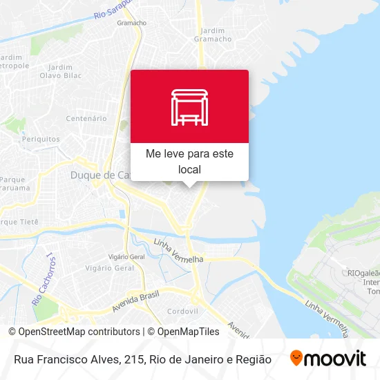Rua Francisco Alves, 215 mapa