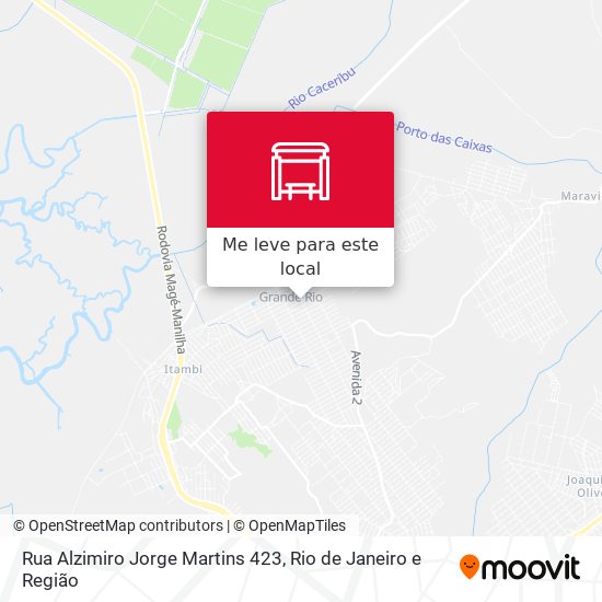 Rua Alzimiro Jorge Martins 423 mapa