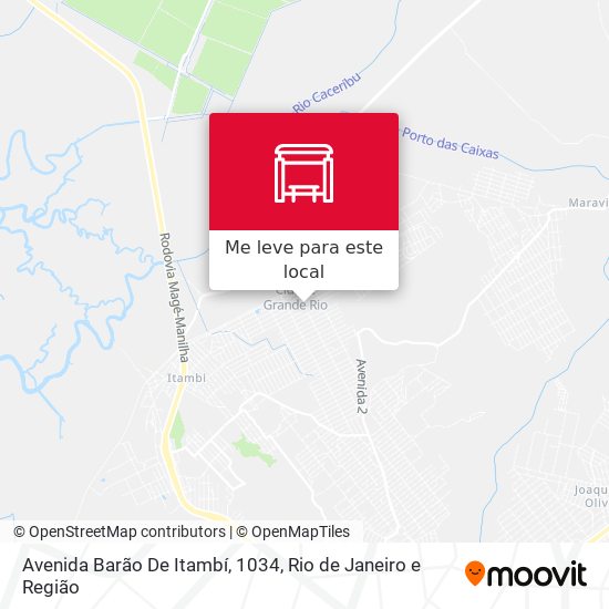 Avenida Barão De Itambí, 1034 mapa