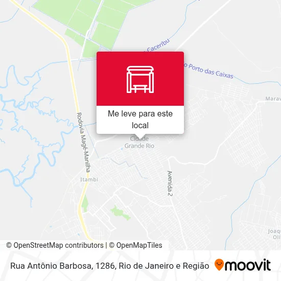 Rua Antônio Barbosa, 1286 mapa