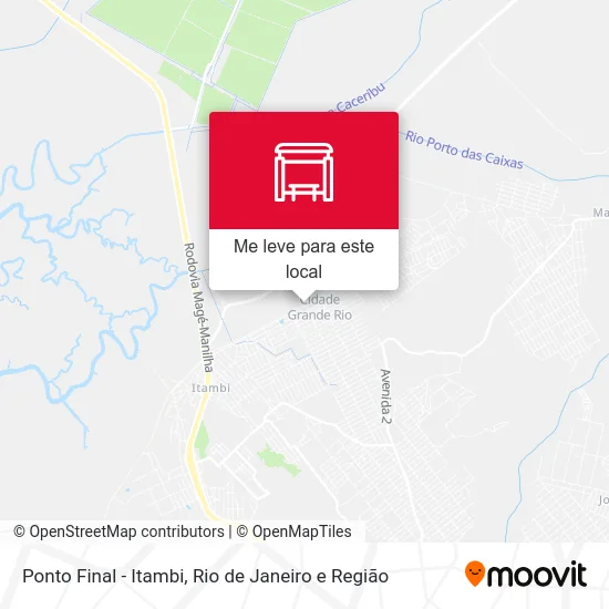 Ponto Final - Itambi mapa