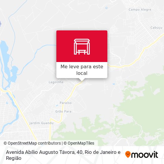 Avenida Abílio Augusto Távora, 40 mapa