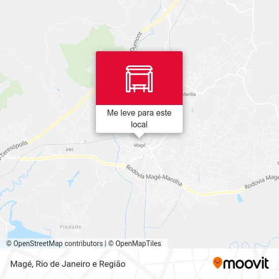Magé mapa