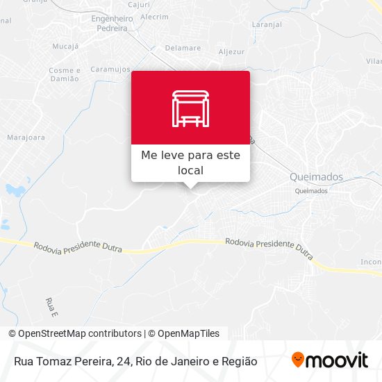 Rua Tomaz Pereira, 24 mapa