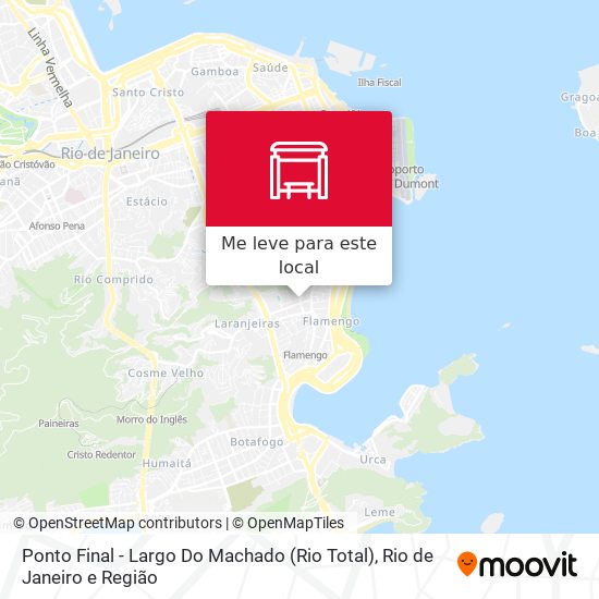 Ponto Final - Largo Do Machado (Rio Total) mapa