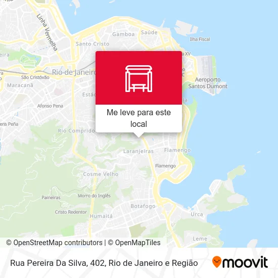 Rua Pereira Da Silva, 402 mapa
