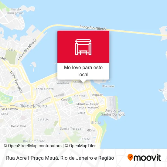 Rua Acre | Praça Mauá mapa